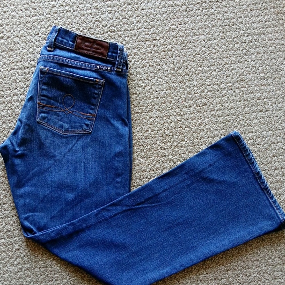 LUCKY BRAND SOFIA BOOT ANKLE JEANS SIZE 6/28 - Picture 5 of 10